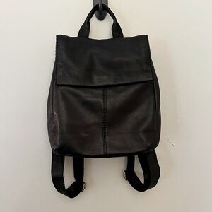 American leather Co Black Backpack Purse